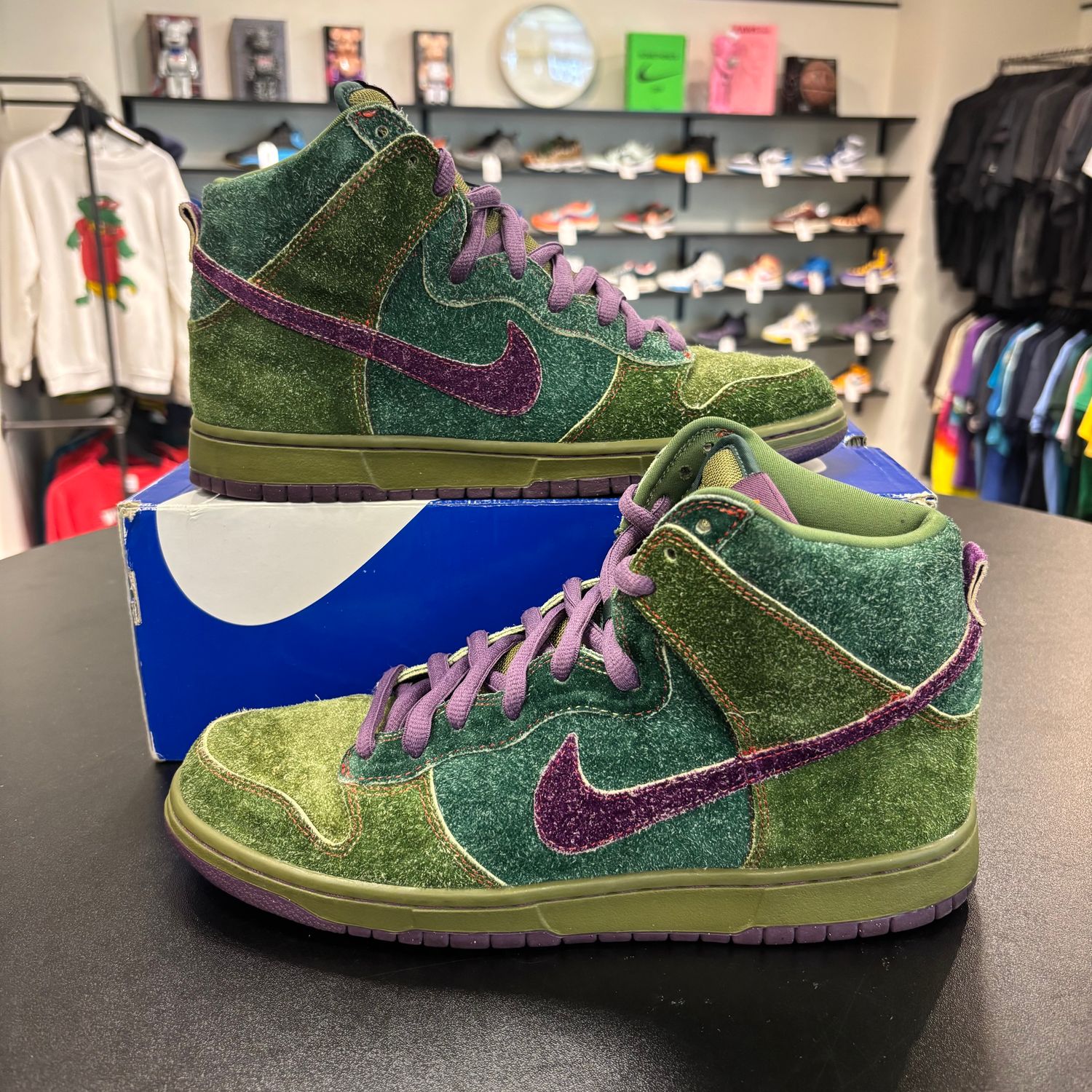 PO NIKE SB DUNK HIGH SKUNK SIZE 9.5