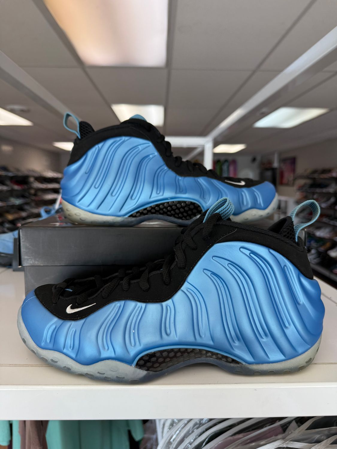 PO NIKE AIR FOAMPOSITE ONE UNIVERSITY BLUE SIZE 9