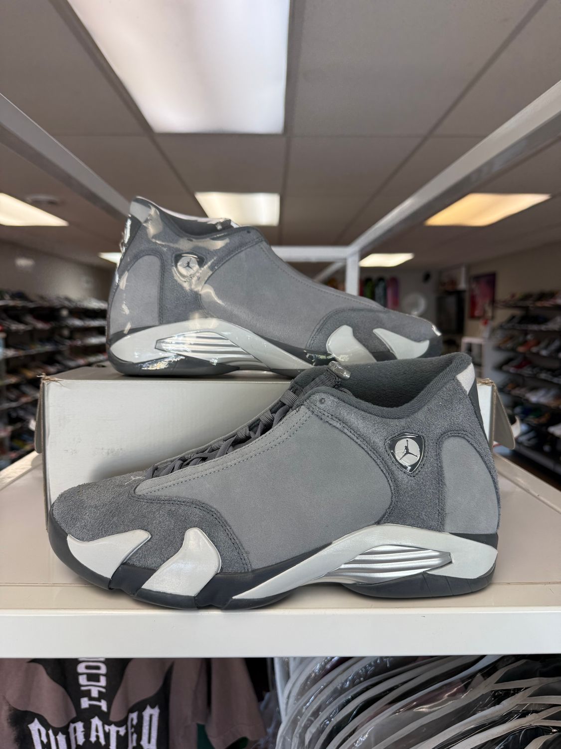 NEW AIR JORDAN 14 FLINT GREY 