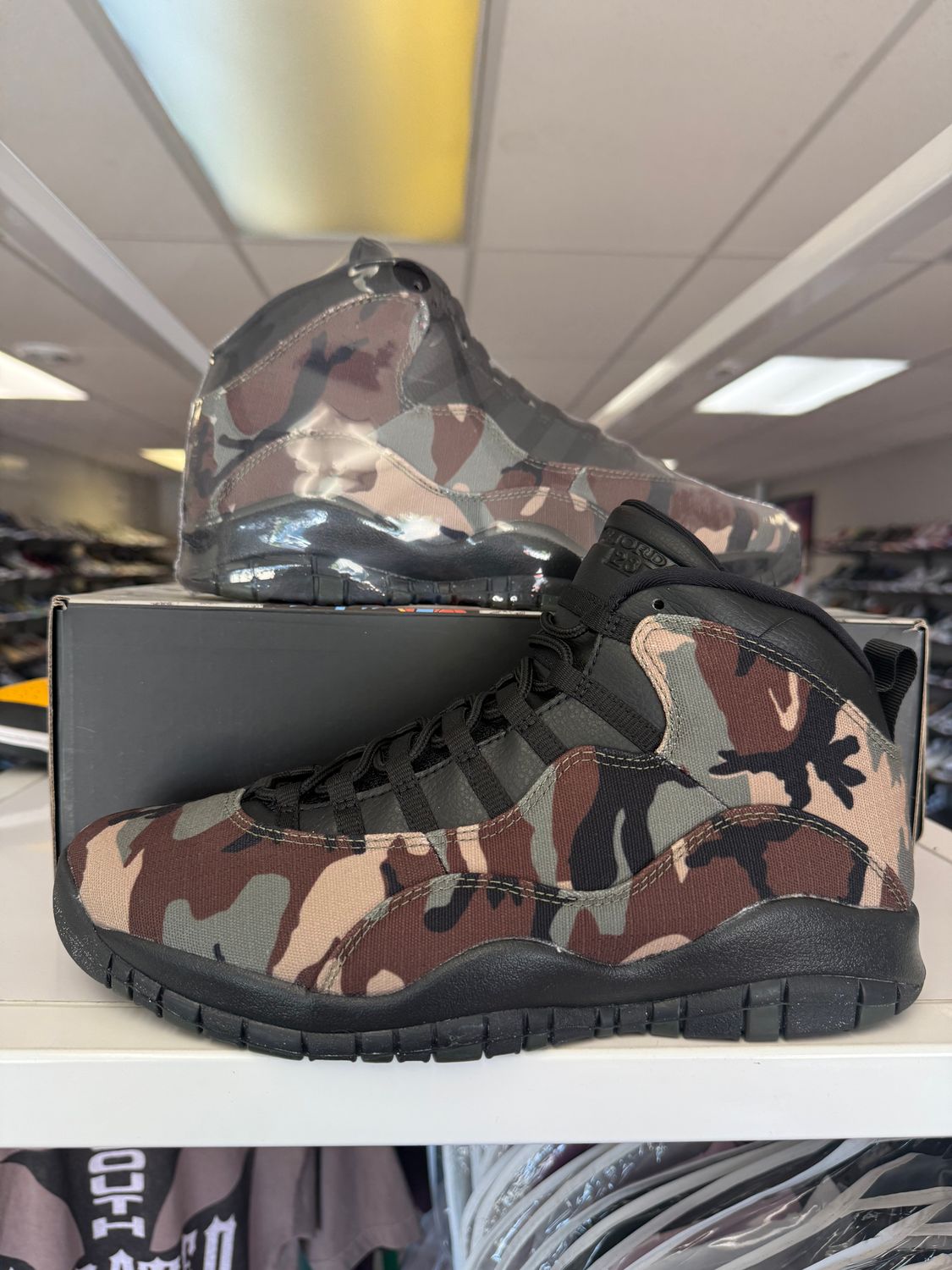 NEW AIR JORDAN 10 WOODLAND CAMO 