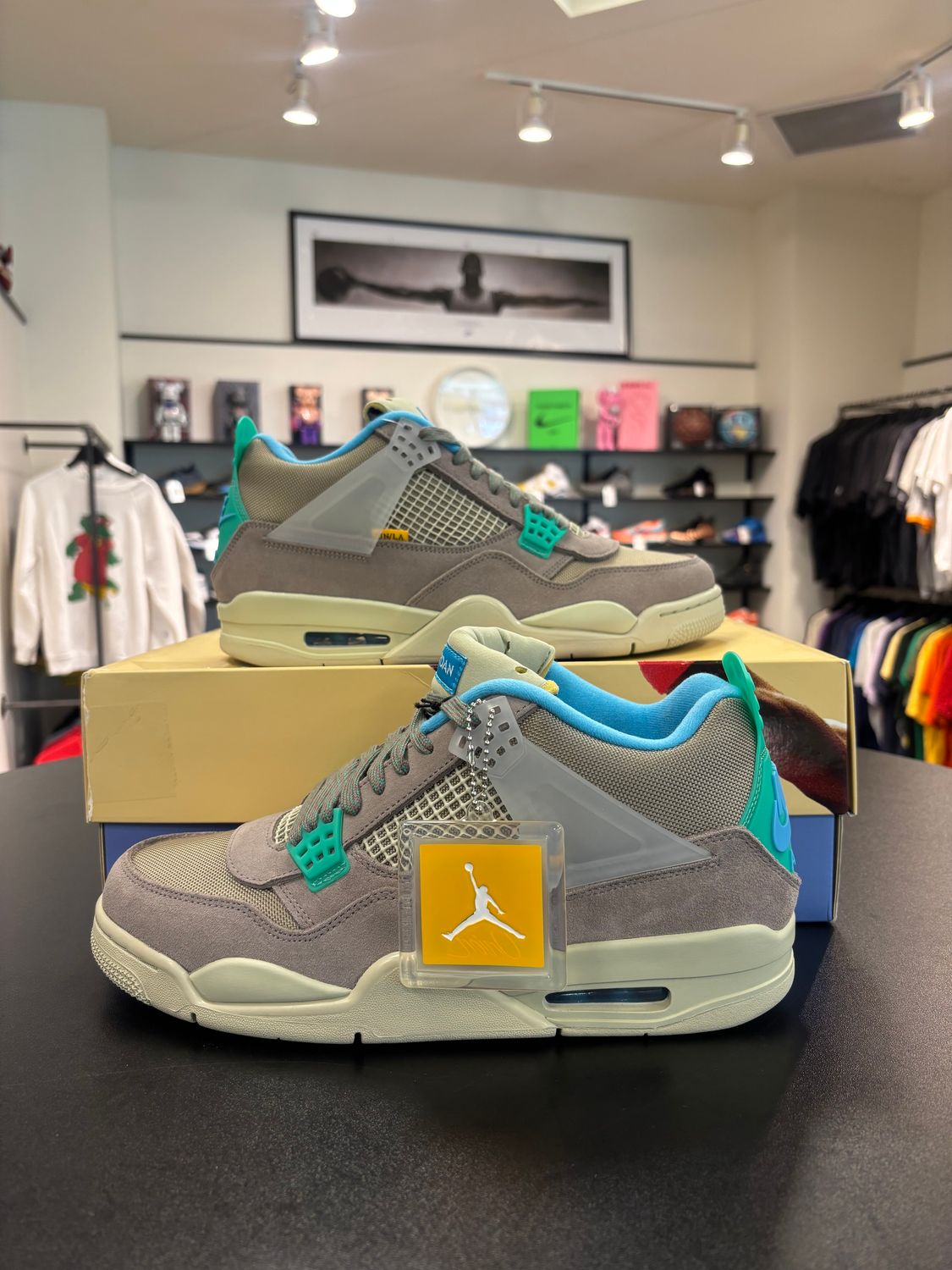 NEW AIR JORDAN 4 UNION TAUPE HAZE