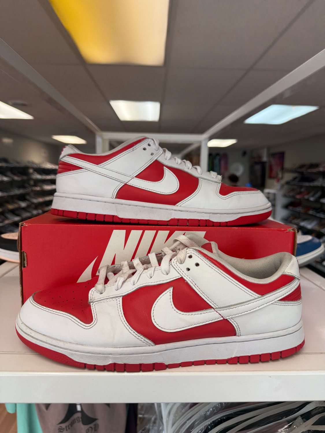 PO NIKE DUNK LOW CHAMPIONSHIP RED SIZE 11