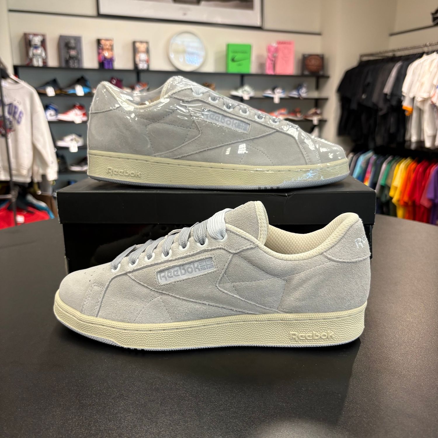 NEW REEBOK CLUB C GROUNDS SNEEZE GREY SIZE 10.5