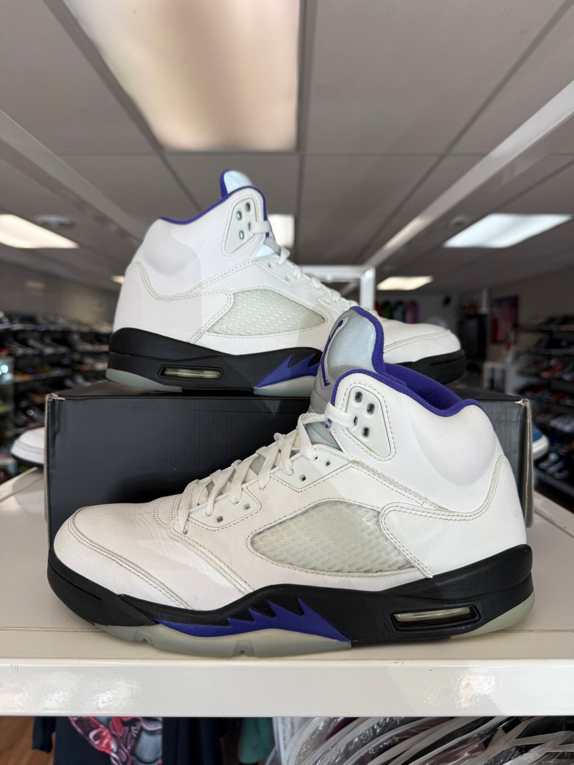 PO AIR JORDAN 5 DARK CONCORD SIZE 10