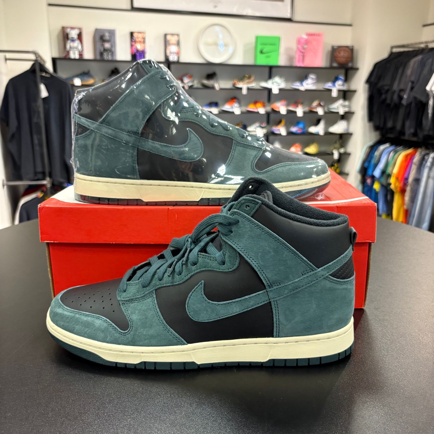 NEW NIKE DUNK HIGH PRM FADED SPRUCE