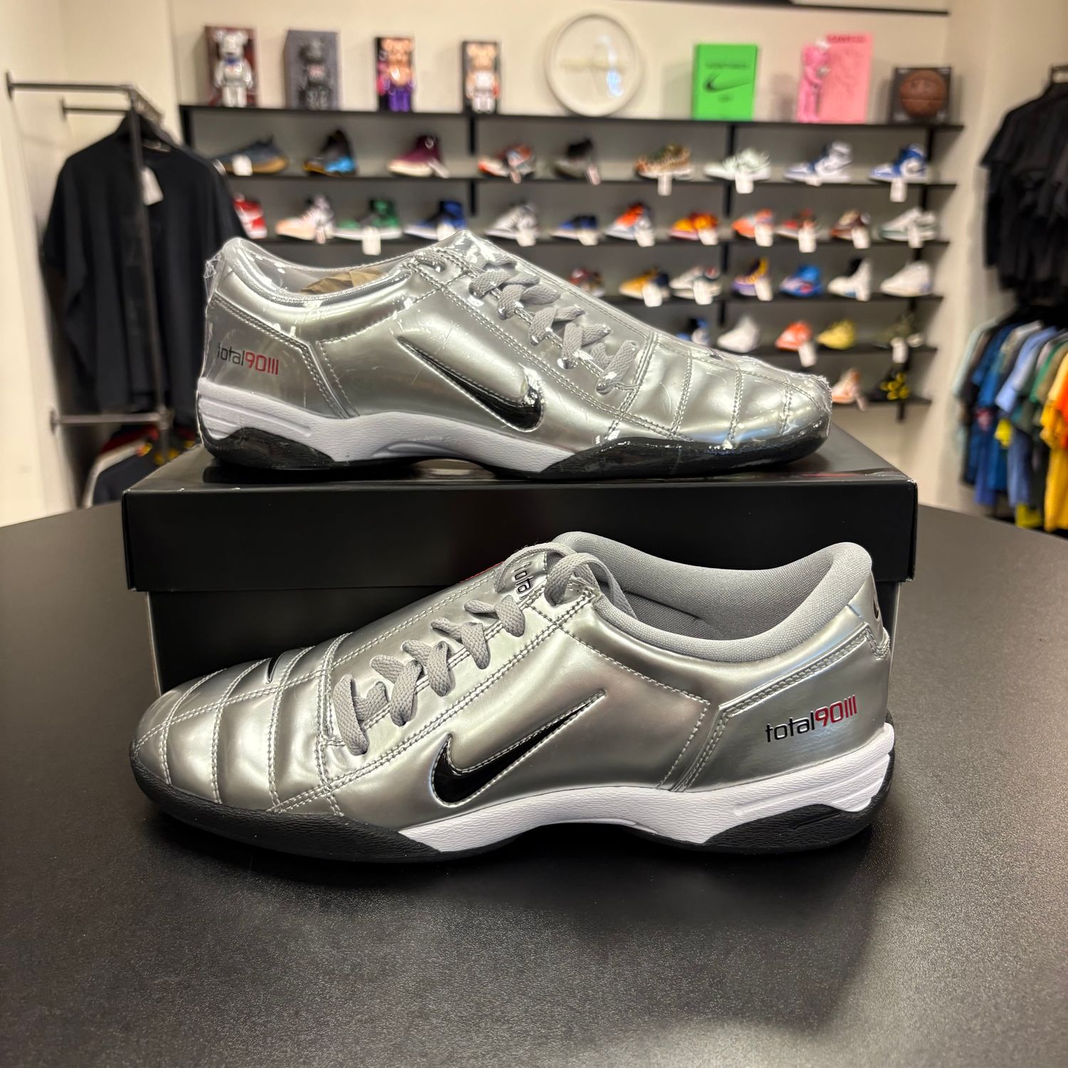 NEW NIKE TOTAL 90 3 SP METALLIC SILVER BLACK 