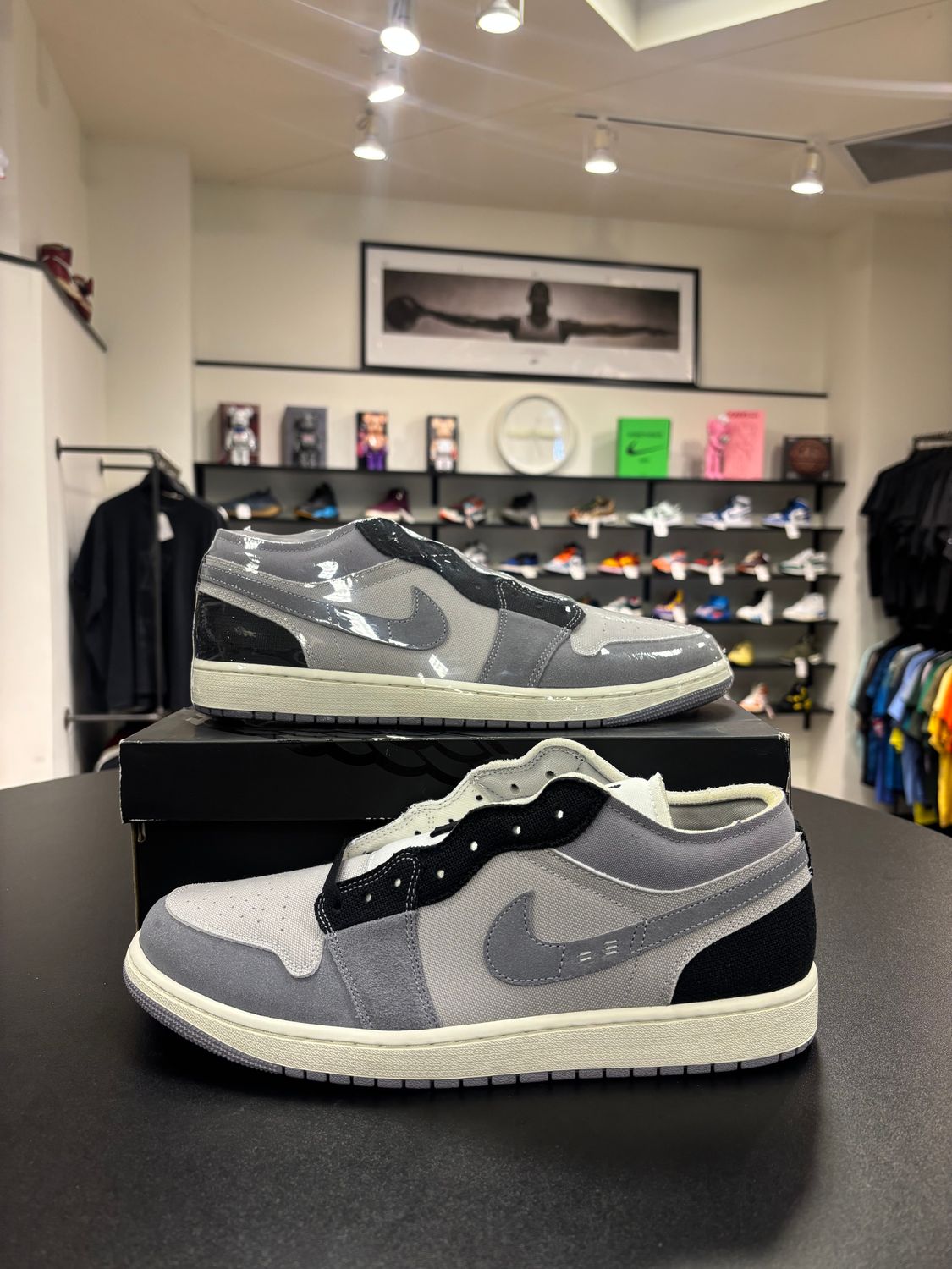 NEW AIR JORDAN 1 LOW SE CRAFT INSIDE OUT CEMENT GREY 
