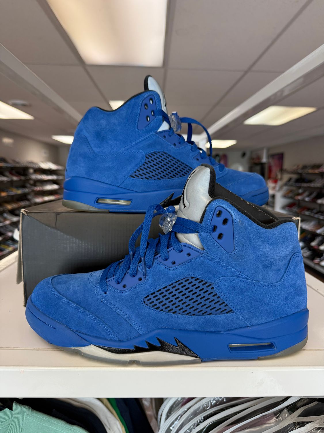 PO AIR JORDAN 5 BLUE SUEDE SIZE 11.5