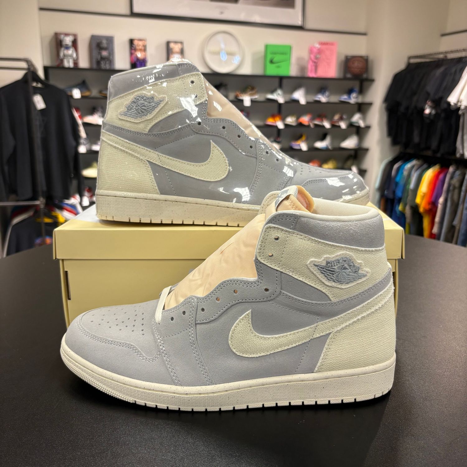 NEW AIR JORDAN 1 CRAFT IVORY