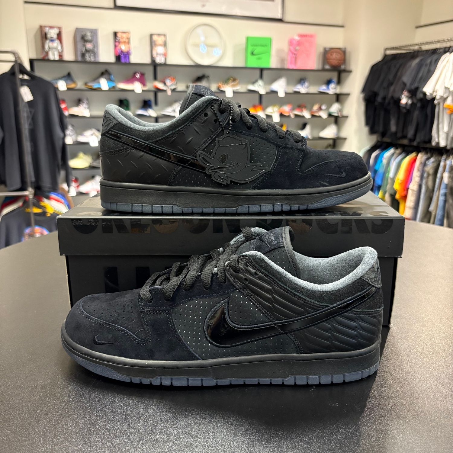 NEW NIKE DUNK LOW DUCKS OF A FEATHER BLACK OREGON PE
