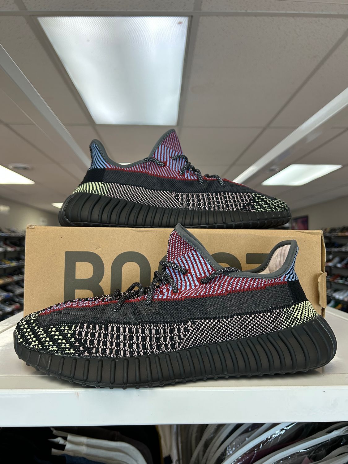 PO ADIDAS YEEZY 350 V2 YECHIL (NON-REFLECTIVE) SIZE 12