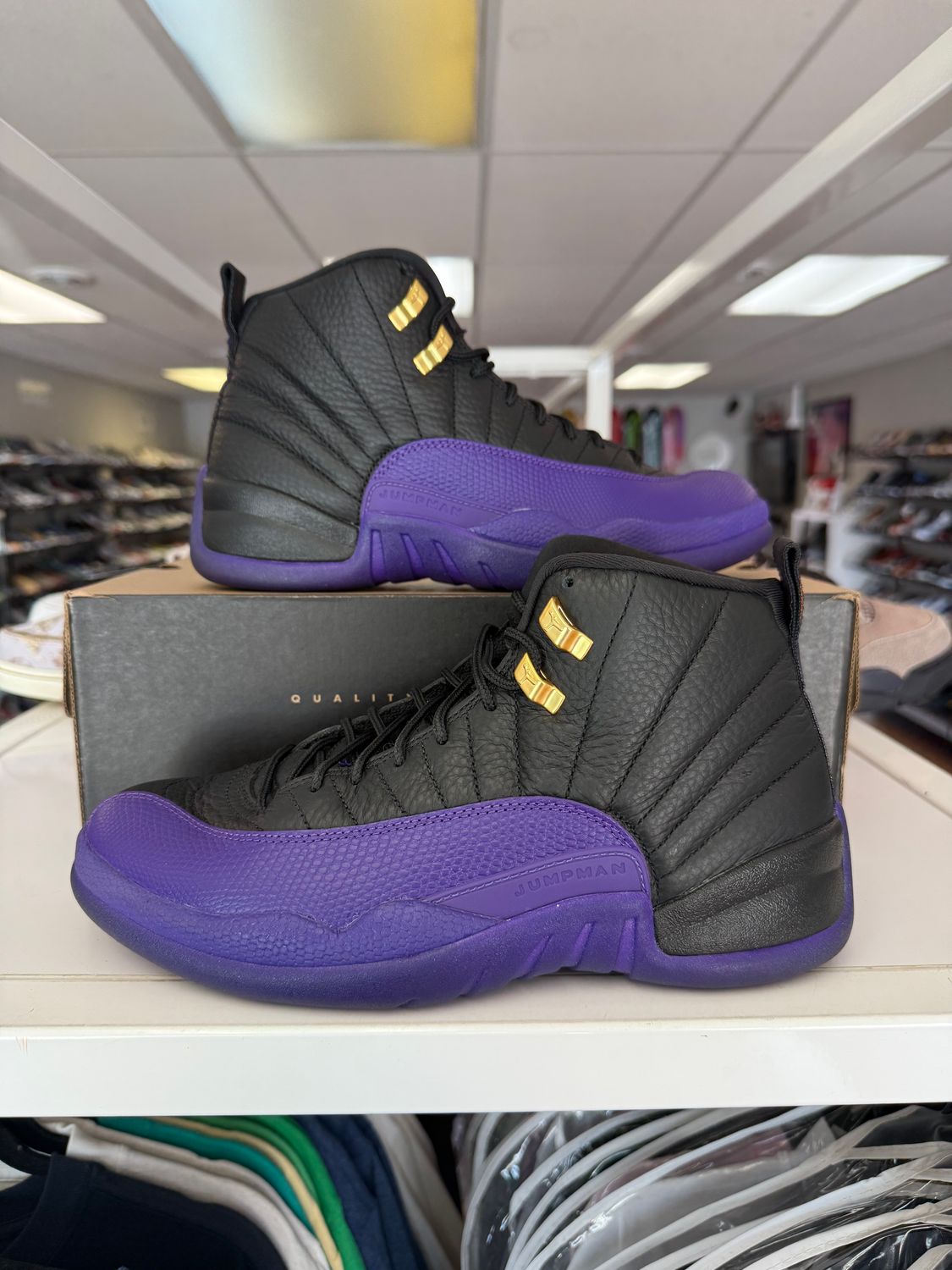 PO AIR JORDAN 12 FIELD PURPLE SIZE 8