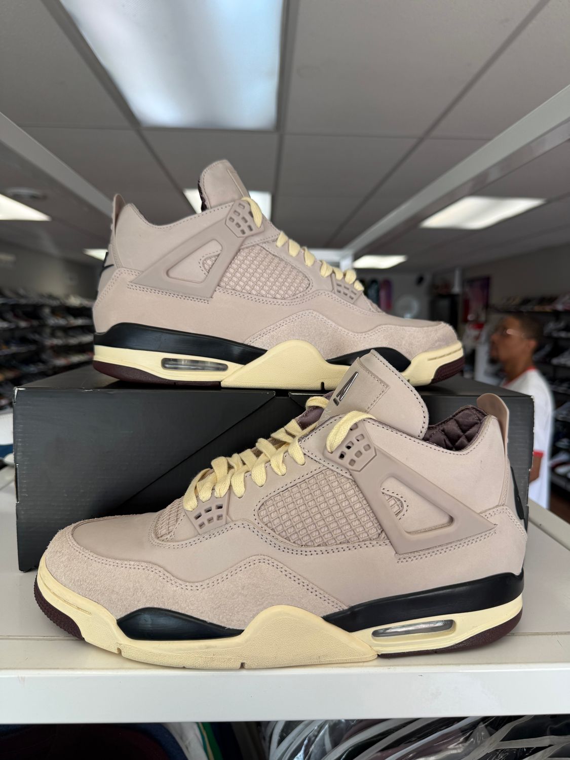 PO AIR JORDAN 4 A MA MANIERE WHILE YOU WERE SLEEPING (WOMENS) SIZE 12.5W