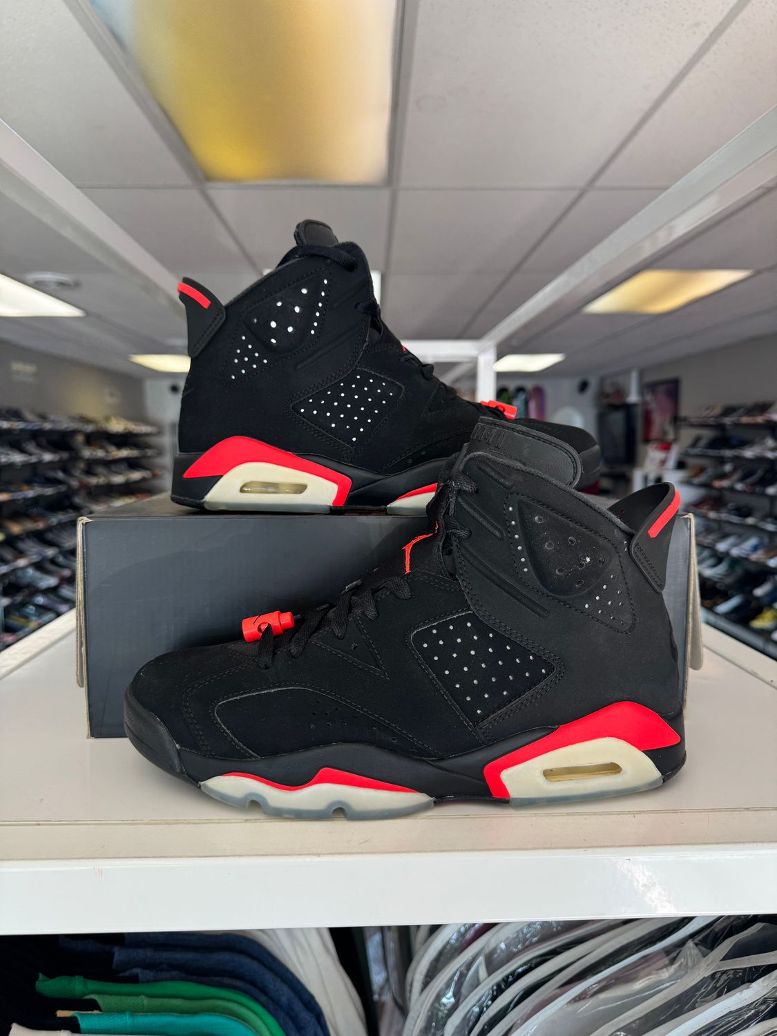 PO AIR JORDAN 6 BLACK INFRARED (2019) SIZE 8.5