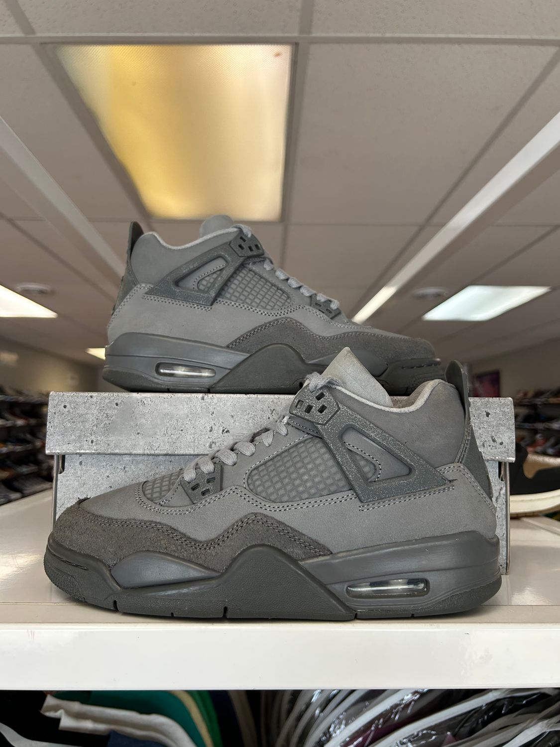 PO AIR JORDAN 4 PARIS OLYMPIC WET CEMENT (GS) SIZE 6Y