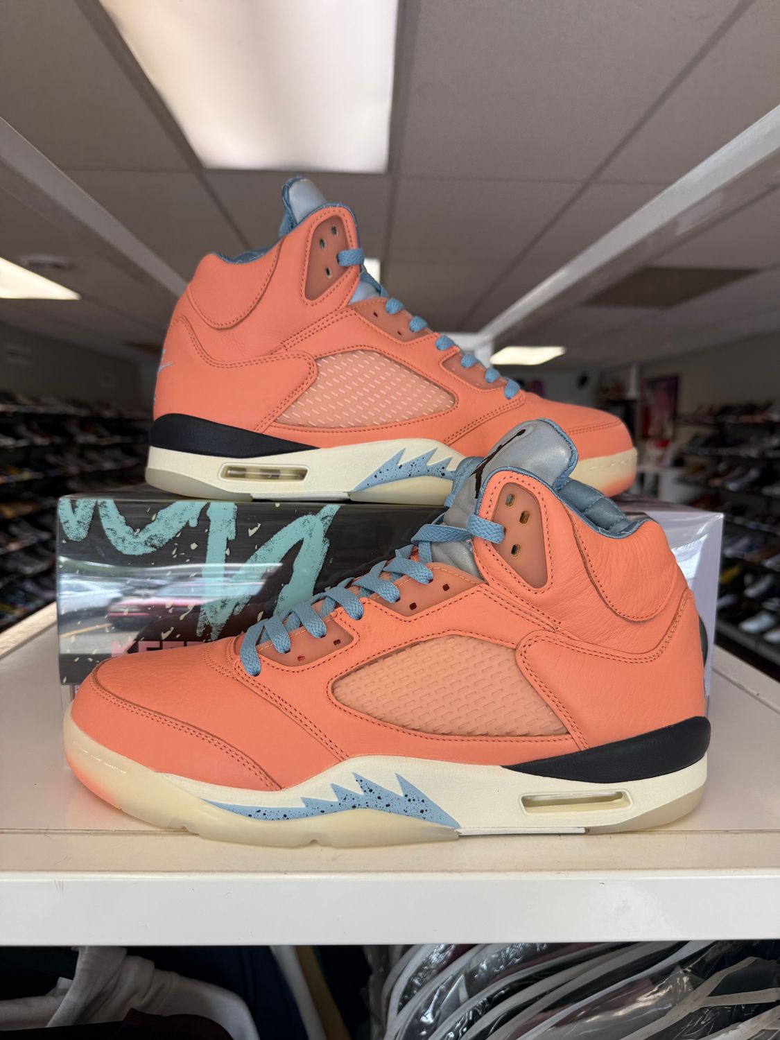 PO AIR JORDAN 5 DJ KHALED WE THE BEST CRIMSON BLISS  SIZE 12