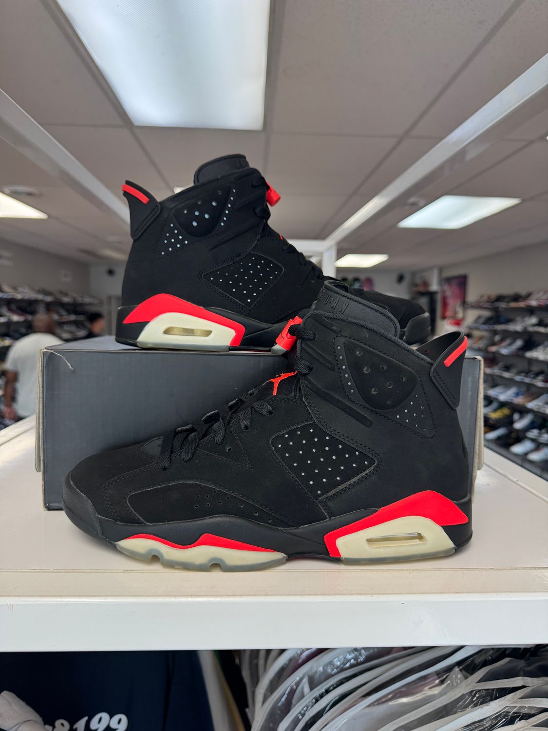 PO AIR JORDAN 6 BLACK INFRARED (2019) SIZE 8.5
