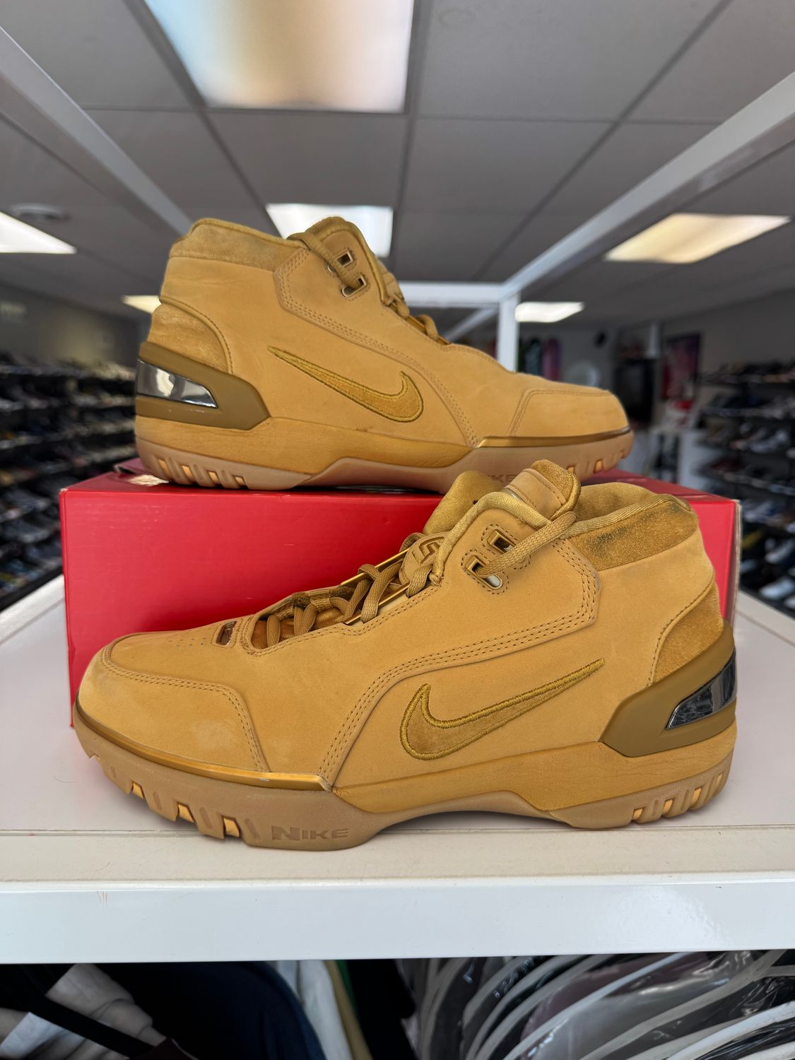 PO NIKE AIR ZOOM GENERATION WHEAT RETRO SIZE 8.5