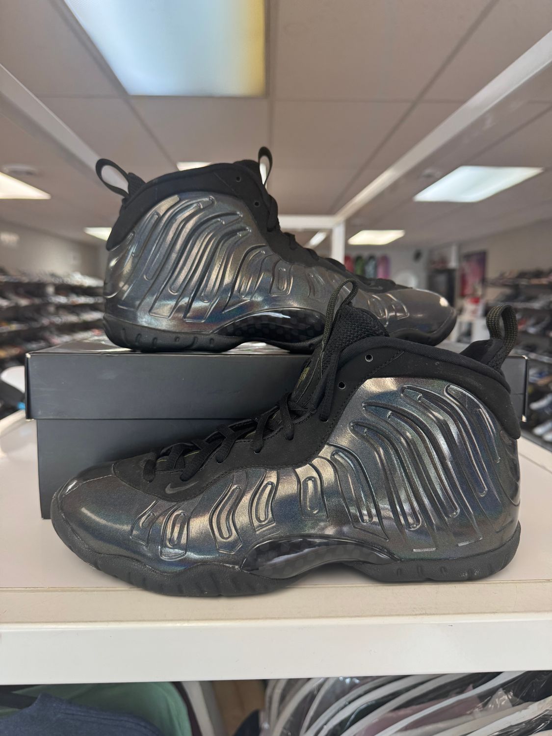 PO NIKE AIR FOAMPOSITE ONE LEGION GREEN (GS) SIZE 7Y