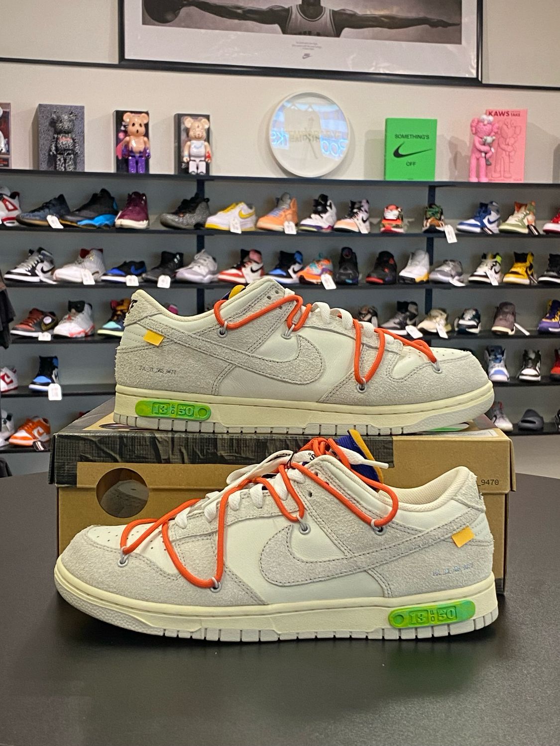 PO NIKE DUNK LOW OFF WHITE LOT 13 SIZE 11