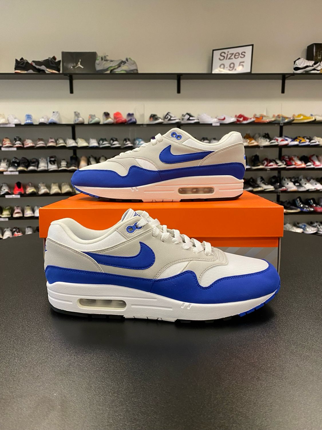 PO NIKE AIR MAX 1 ANNIVERSARY ROYAL (2017) SIZE 10.5
