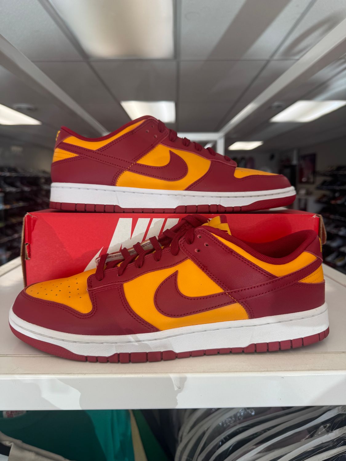 PO NIKE DUNK LOW MIDAS GOLD SIZE 12