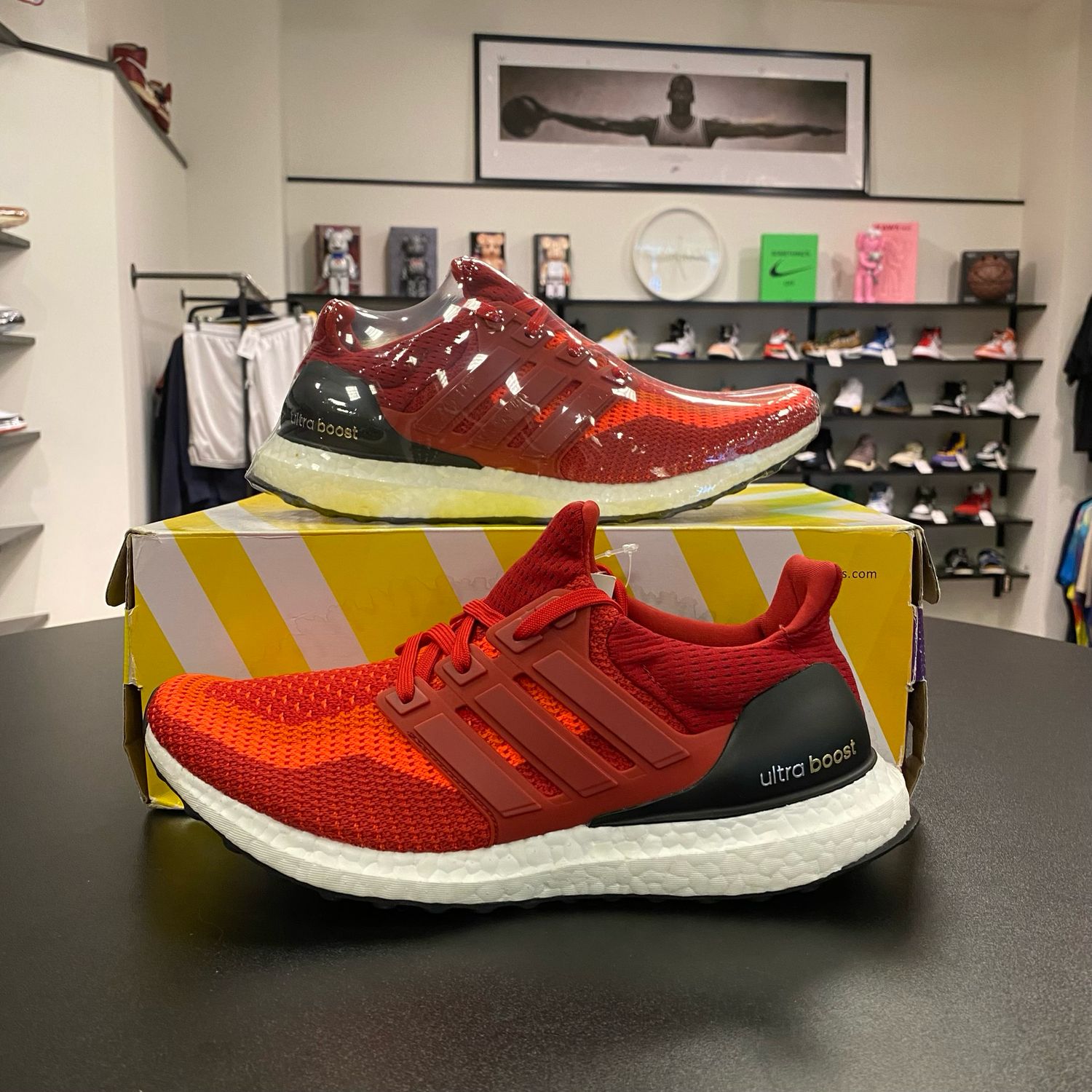 NEW ADIDAS ULTRA BOOST 2.0 SOLAR RED GRADIENT SIZE 8