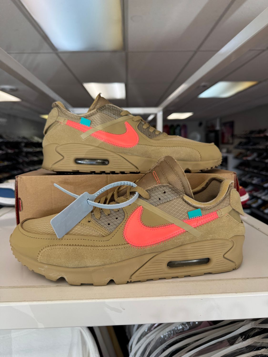 PO NIKE AIR MAX 90 OFF-WHITE DESERT ORE SIZE 12