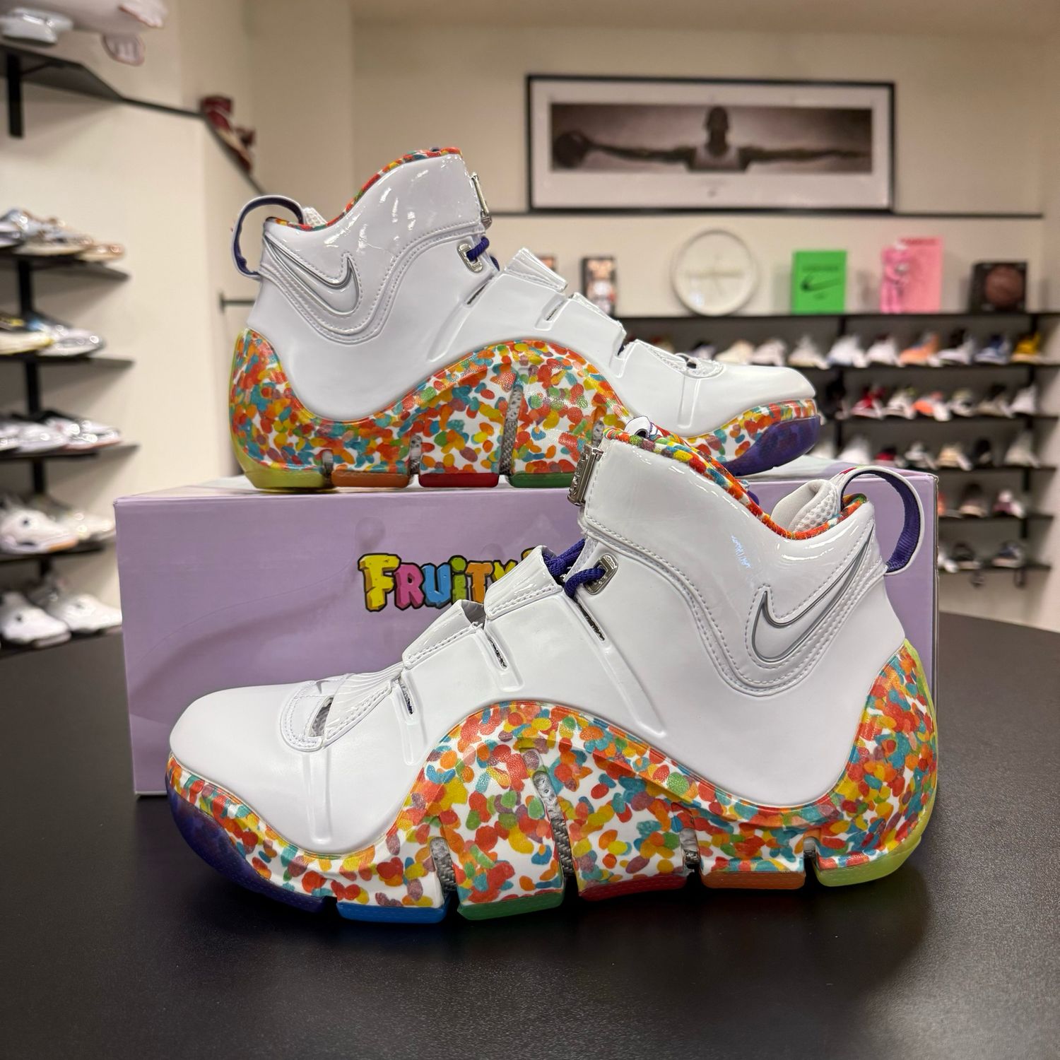 NEW NIKE LEBRON 4 FRUITY PEBBLES