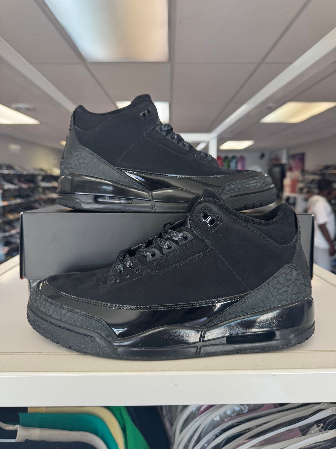 PO2 AIR JORDAN 3 BLACK CAT SIZE 10