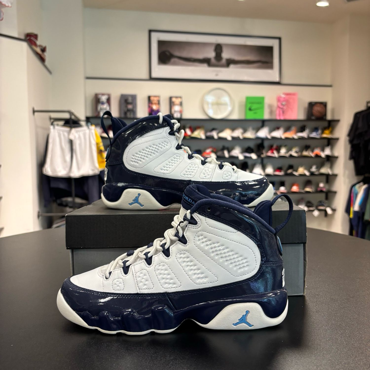 PO AIR JORDAN 9 PEARL BLUE SIZE 5.5