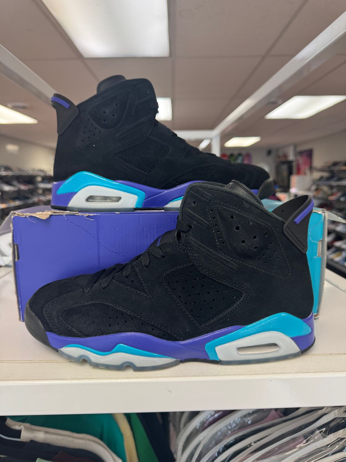 PO AIR JORDAN 6 AQUA SIZE 8.5