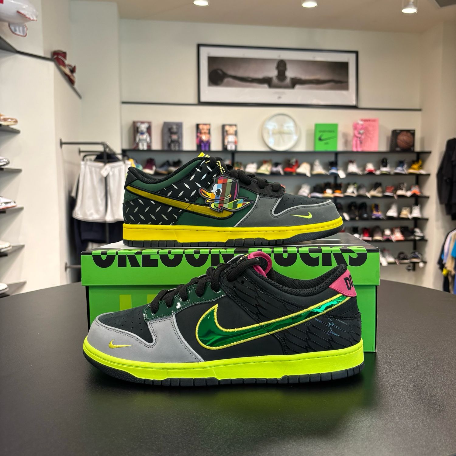 NEW NIKE DUNK LOW WHAT THE DUCK HOME UNIVERSITY OF OREGON PE