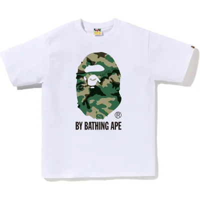 BAPE BY BATHING APE WOODLAND CAMO TEE WHITE