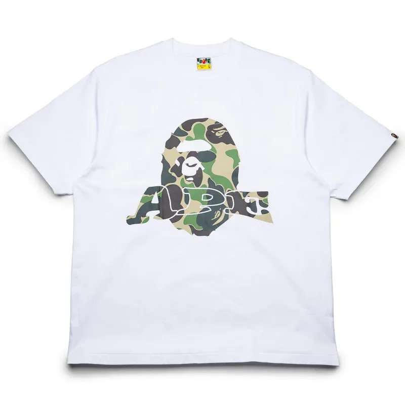 BAPE ABC CAMO APE HEAD RELAXED TEE