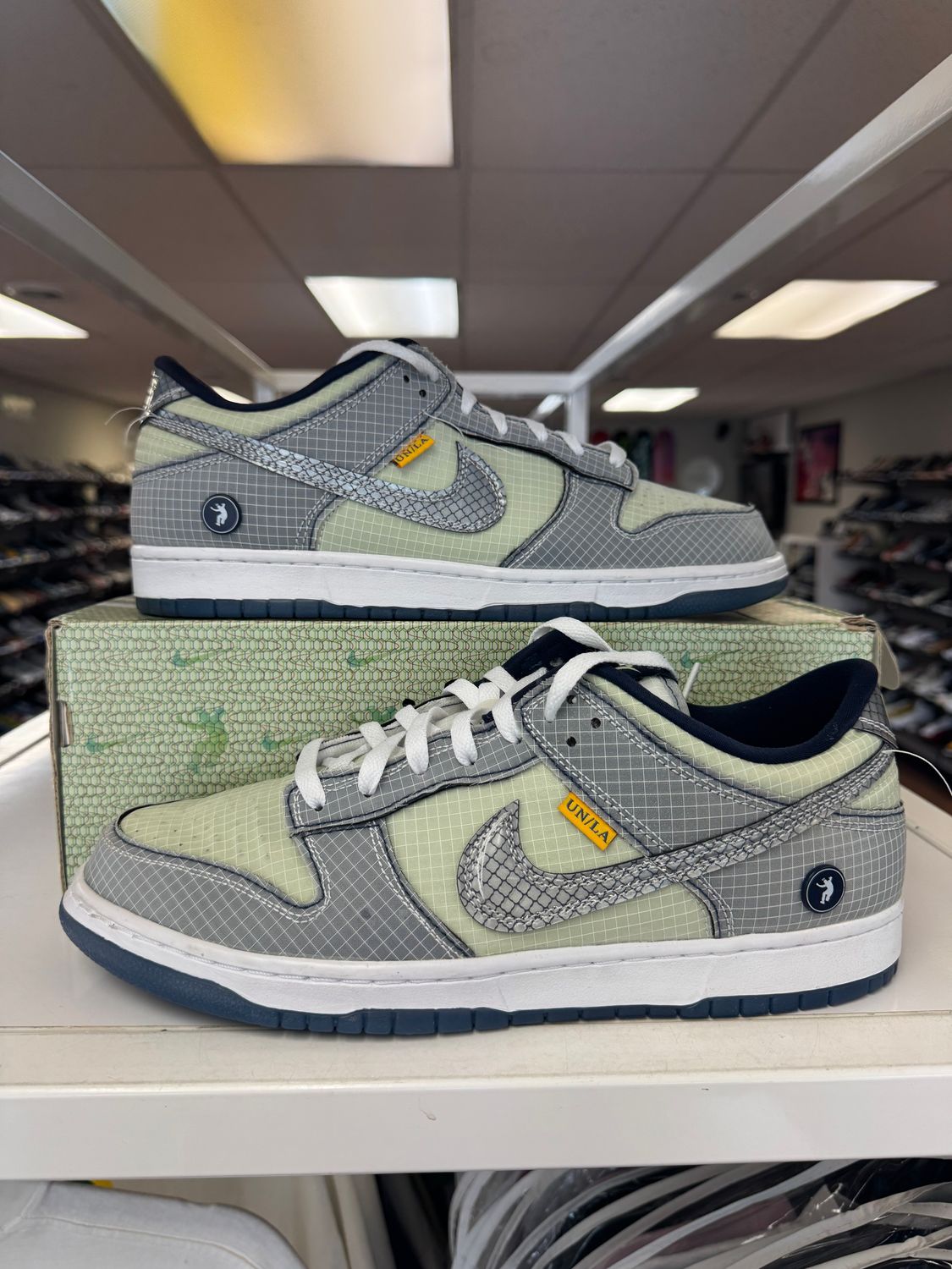 PO NIKE DUNK LOW UNION PASSPORT PACK PISTACHIO SIZE 12