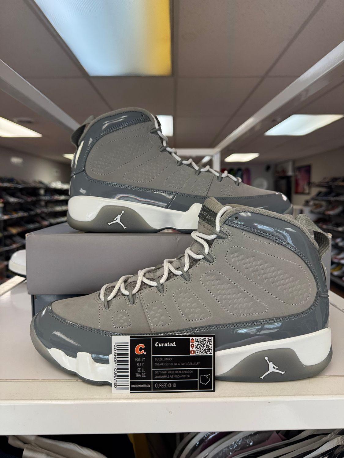 PO AIR JORDAN 9 RETRO COOL GREY (2025) SIZE 11