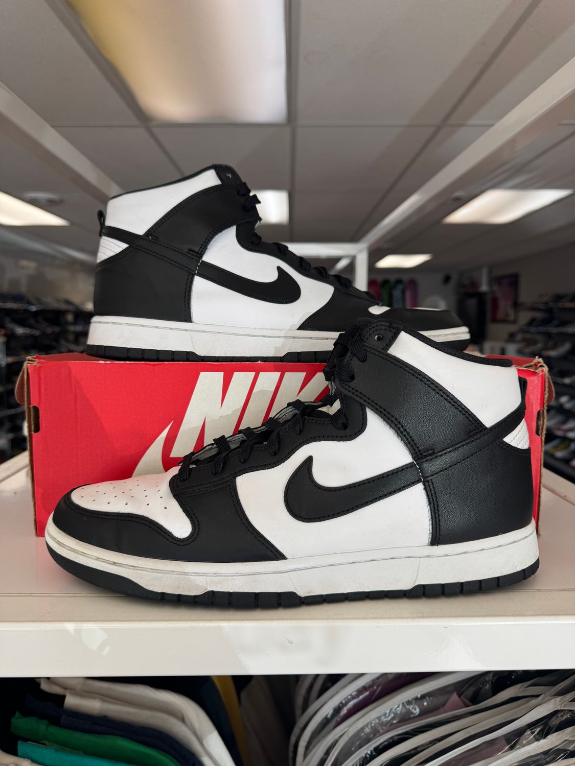 PO NIKE DUNK HIGH PANDA SIZE 12