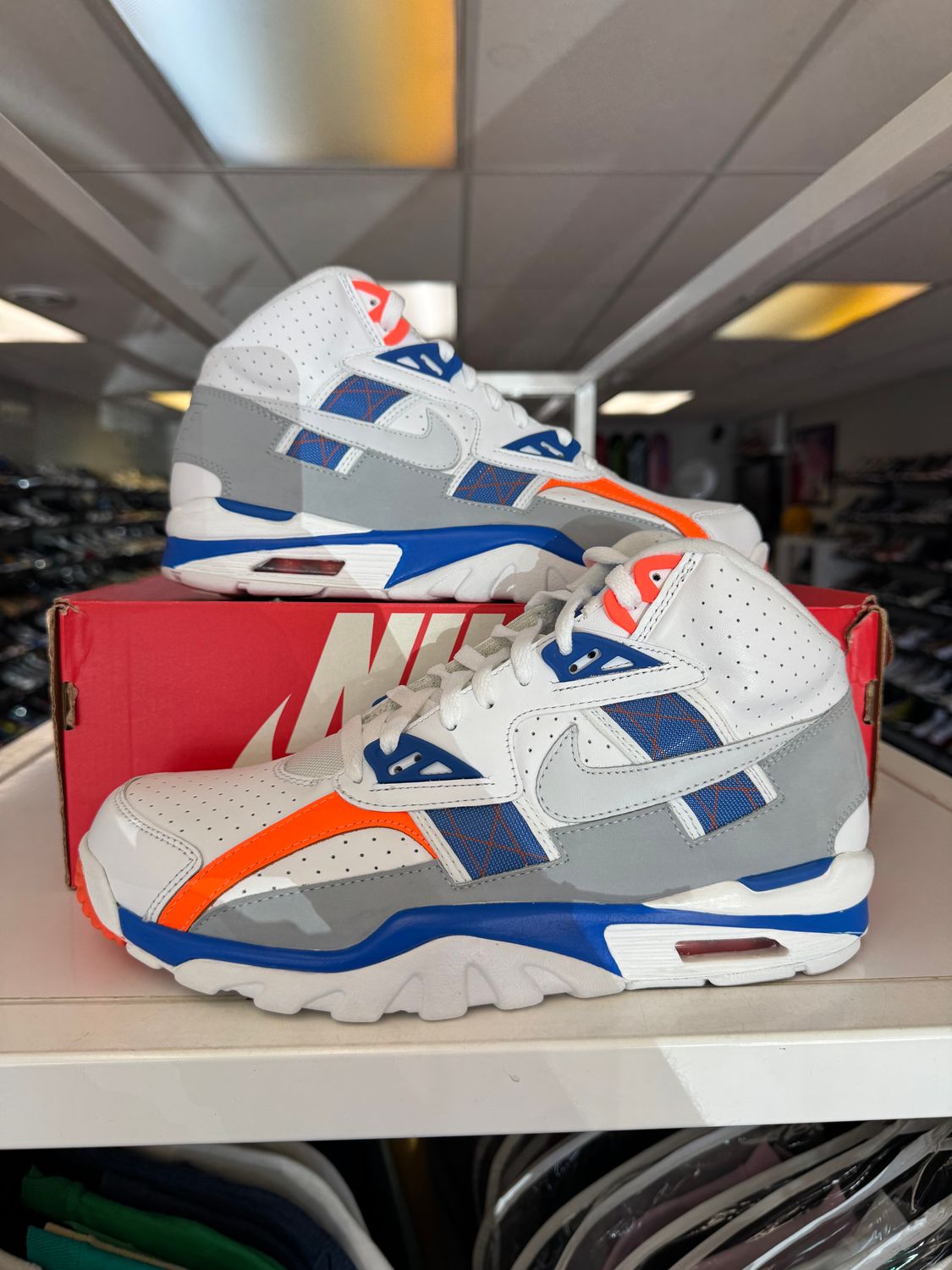 PO NIKE AIR TRAINER SC HIGH REVERSE AUBURN SIZE 10