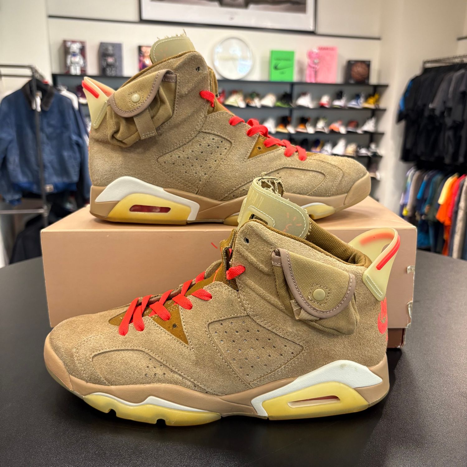 PO AIR JORDAN 6 TRAVIS SCOTT BRITISH KHAKI SIZE 11
