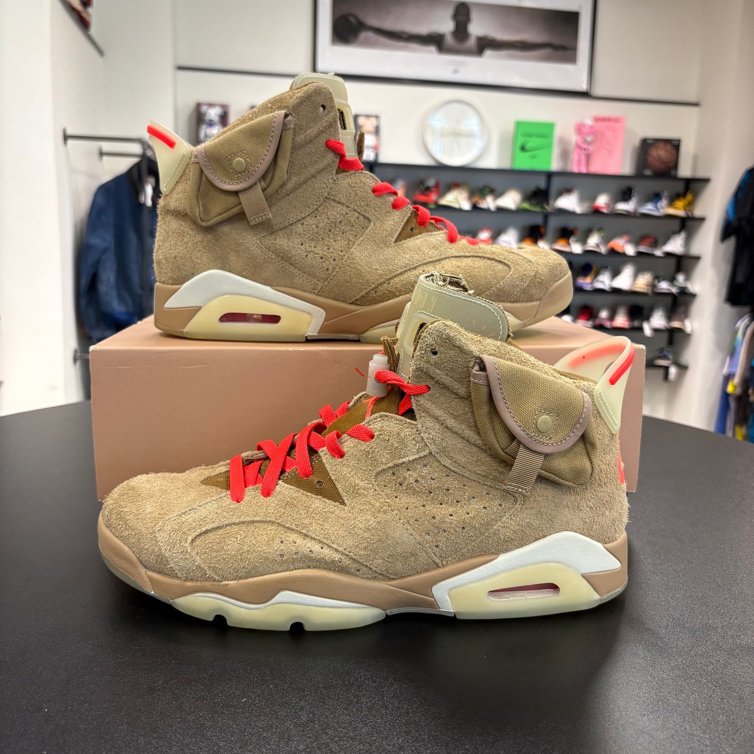 PO AIR JORDAN 6 TRAVIS SCOTT BRITISH KHAKI SIZE 11.5