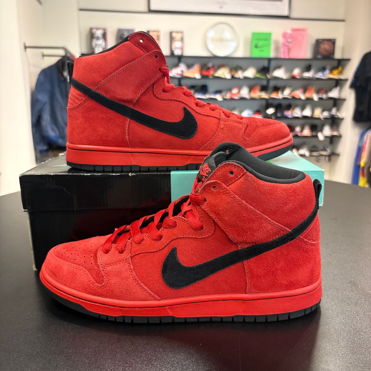 PONB NIKE SB DUNK HIGH RED DEVIL (2011) SIZE 9