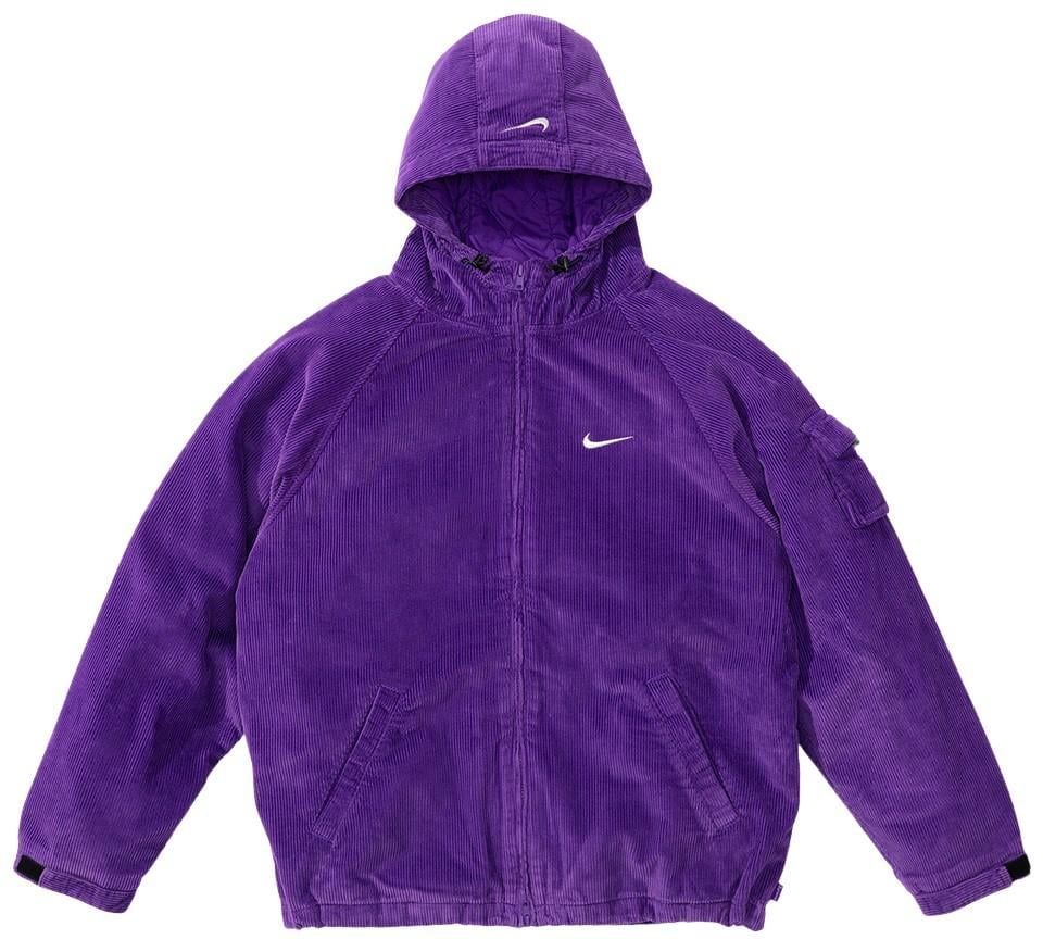 NEW SUPREME NIKE ARC CORDUROY HOODED JACKET