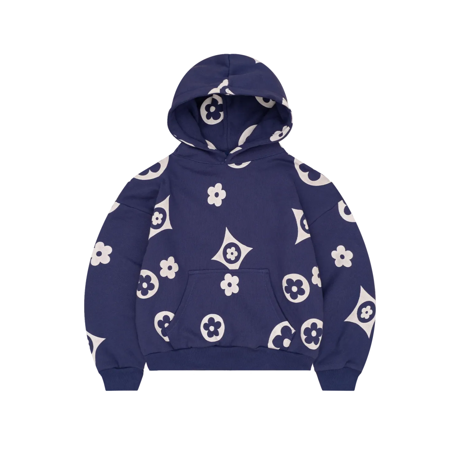 NEW BRAVEST STUDIOS FLOWER HOODIE BLUE