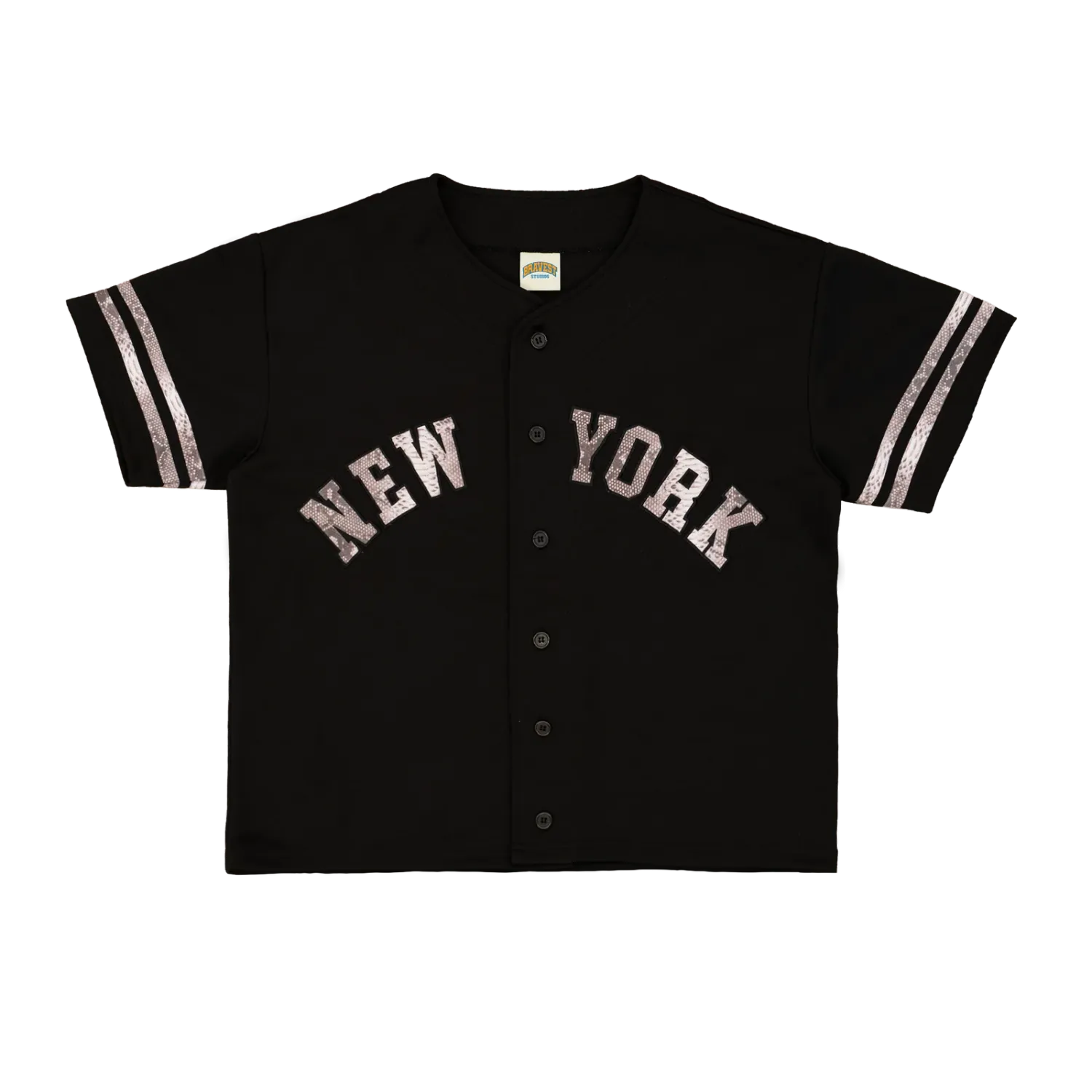 NEW BRAVEST STUDIOS NY BASEBALL JERSEY