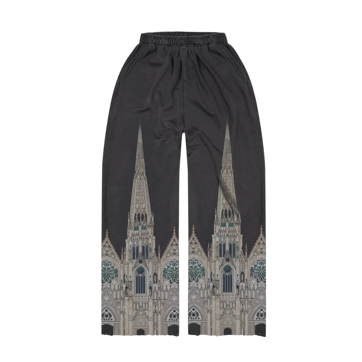 NEW BRAVEST STUDIOS CATHEDRAL SWEATPANTS BLACK