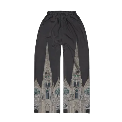 NEW BRAVEST STUDIOS CATHEDRAL SWEATPANTS BLACK