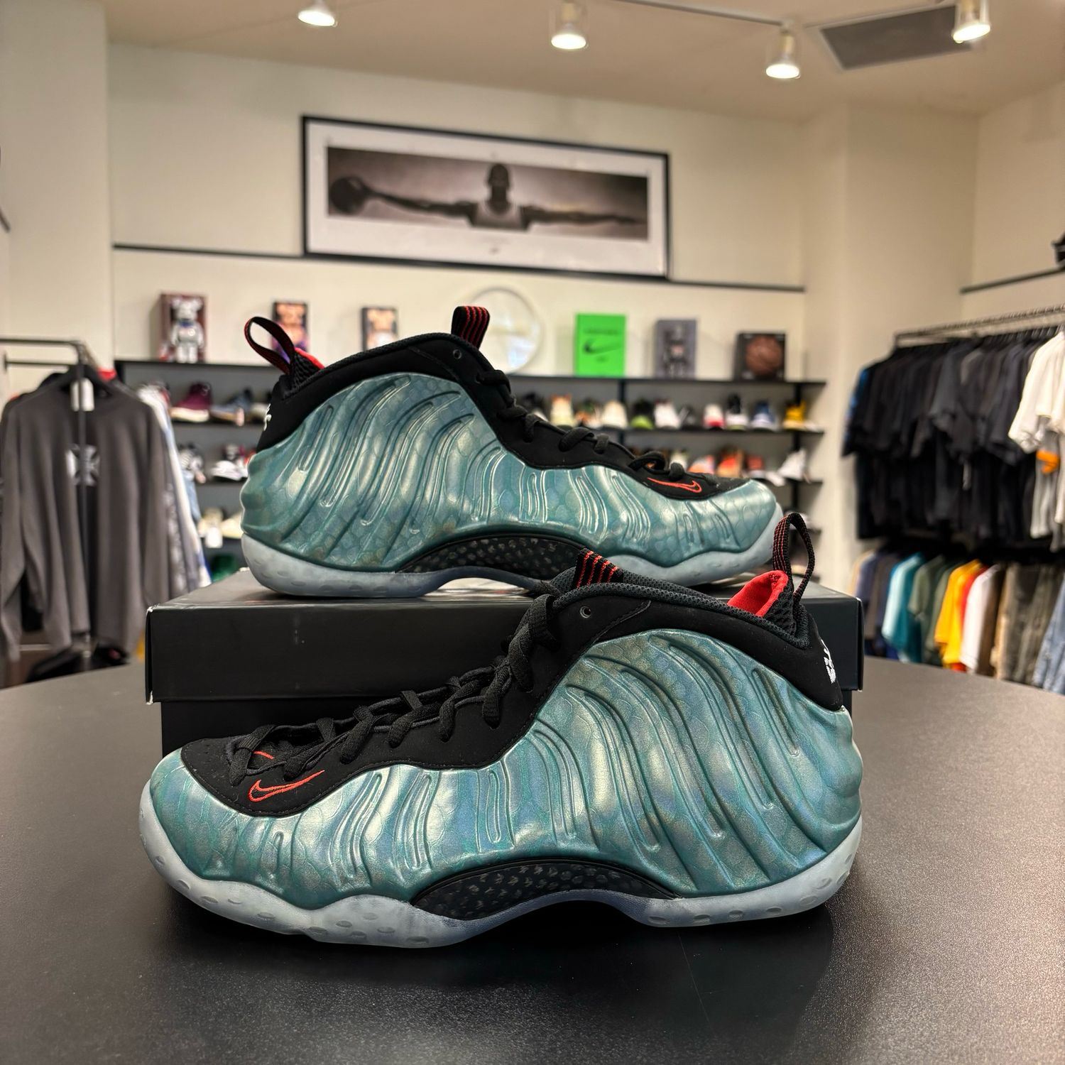 PO NIKE AIR FOAMPOSITE ONE GONE FISHING SIZE 10.5