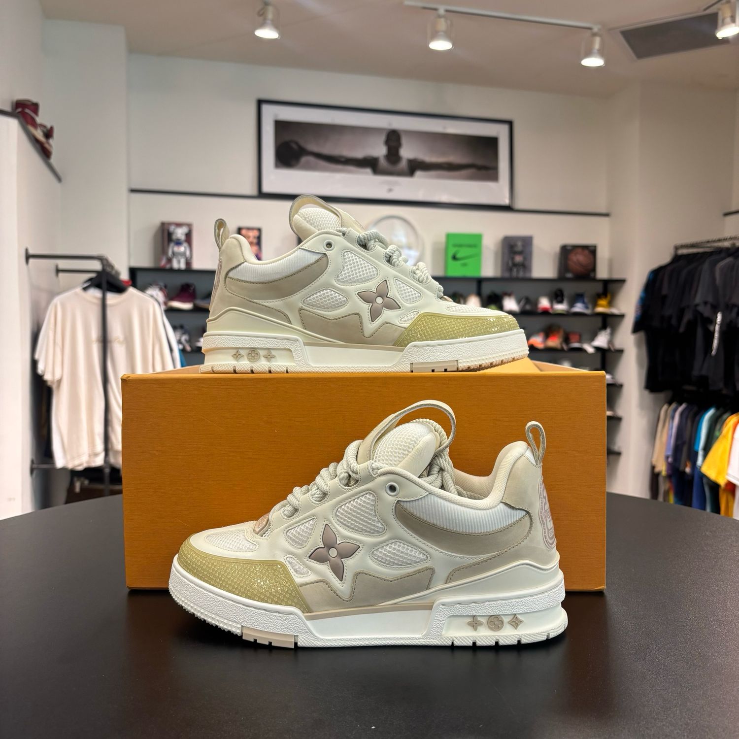 PO LOUIS VUITTON SKATE SNEAKER &quot;BIEGE&quot; SIZE 9 US