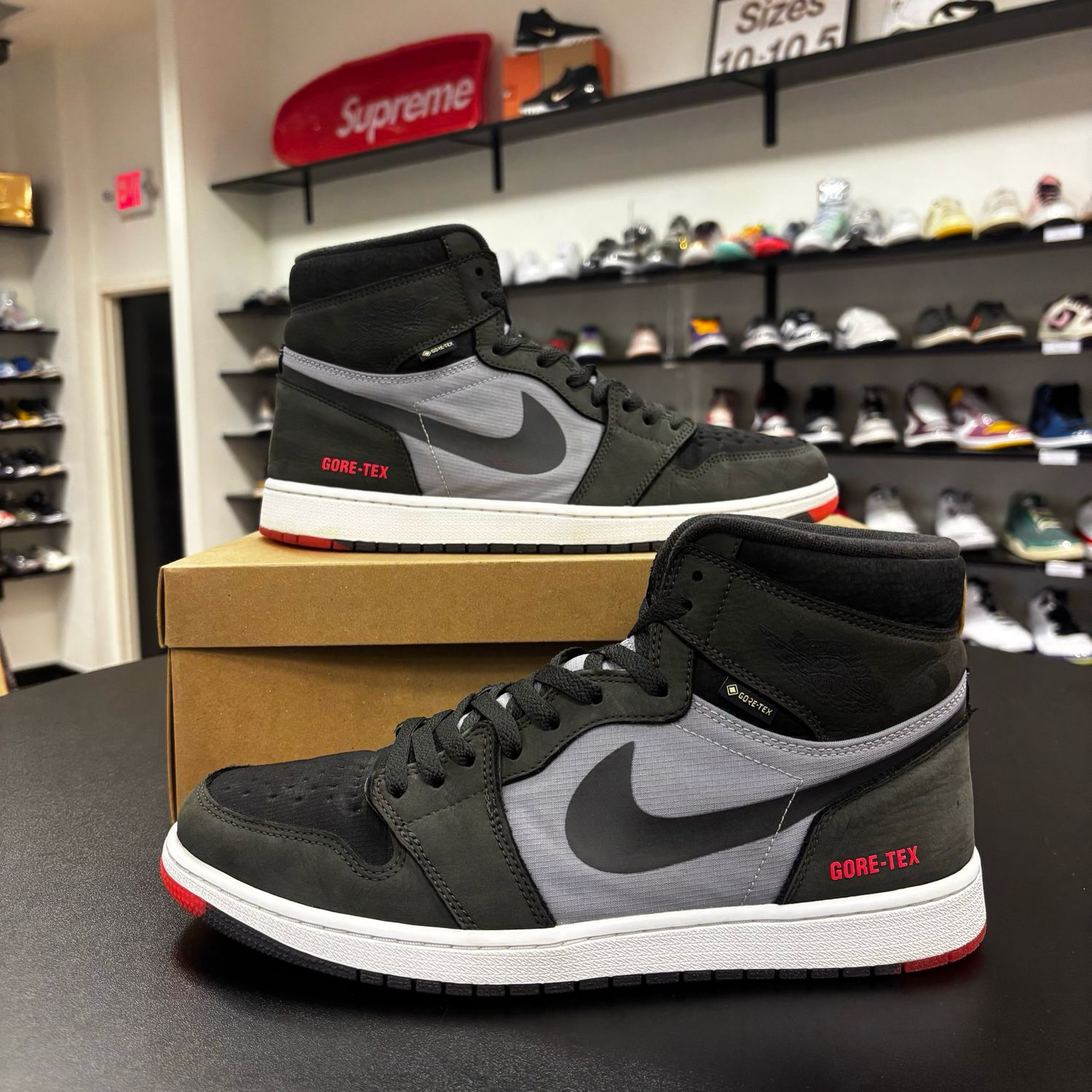 PO NB AIR JORDAN 1 HIGH ELEMENT GORE-TEX BLACK INFRARED SIZE 12